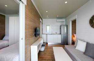 interiors of the villa